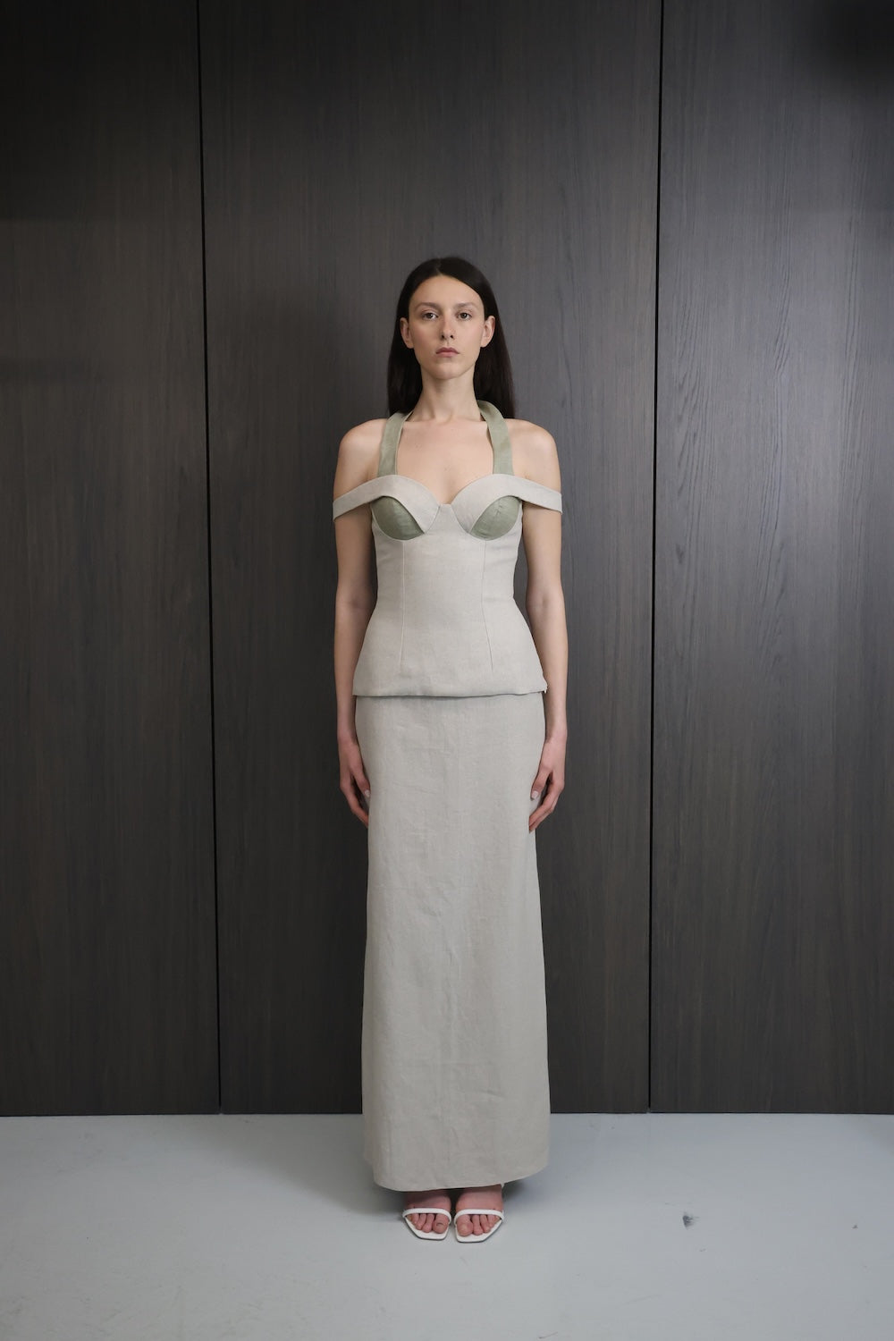 MAET Sinatra Linen Top - Beige