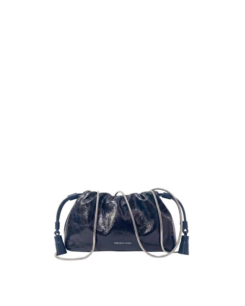Veronica Beard Small Crinkle Stash Bag - Navy