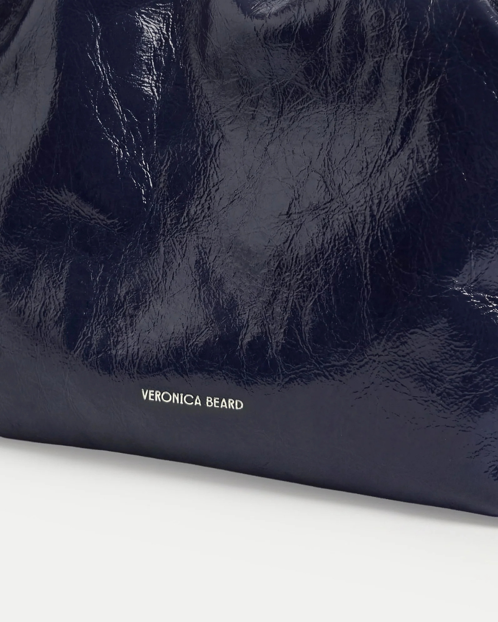 Veronica Beard Small Crinkle Stash Bag - Navy