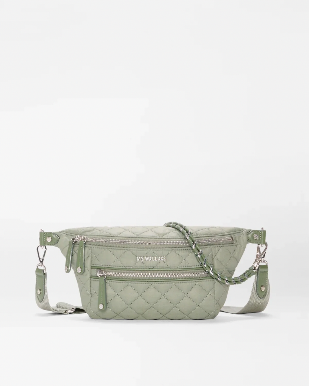 MZ Wallace Small Crosby Crossbody Sling - Agave Green