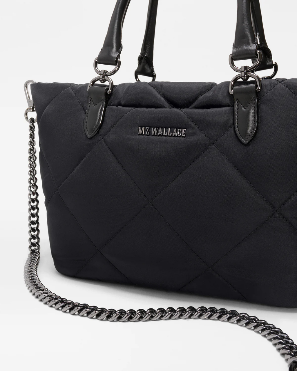 MZ Wallace Small Madison E-W Tote - Black