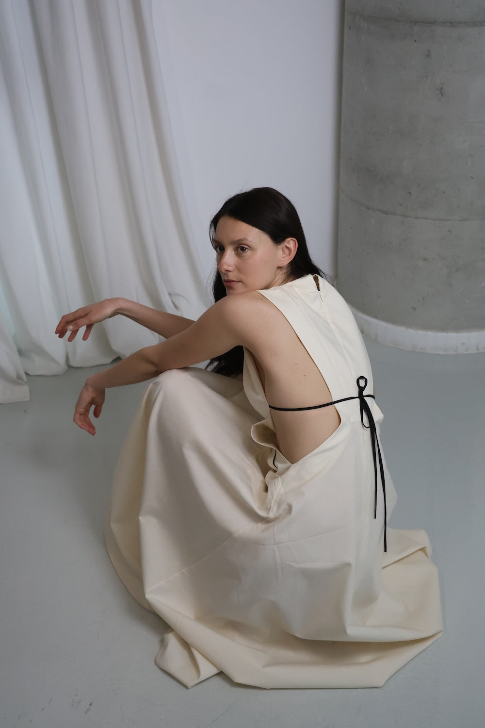 MAET Solea Midi Dress - Beige