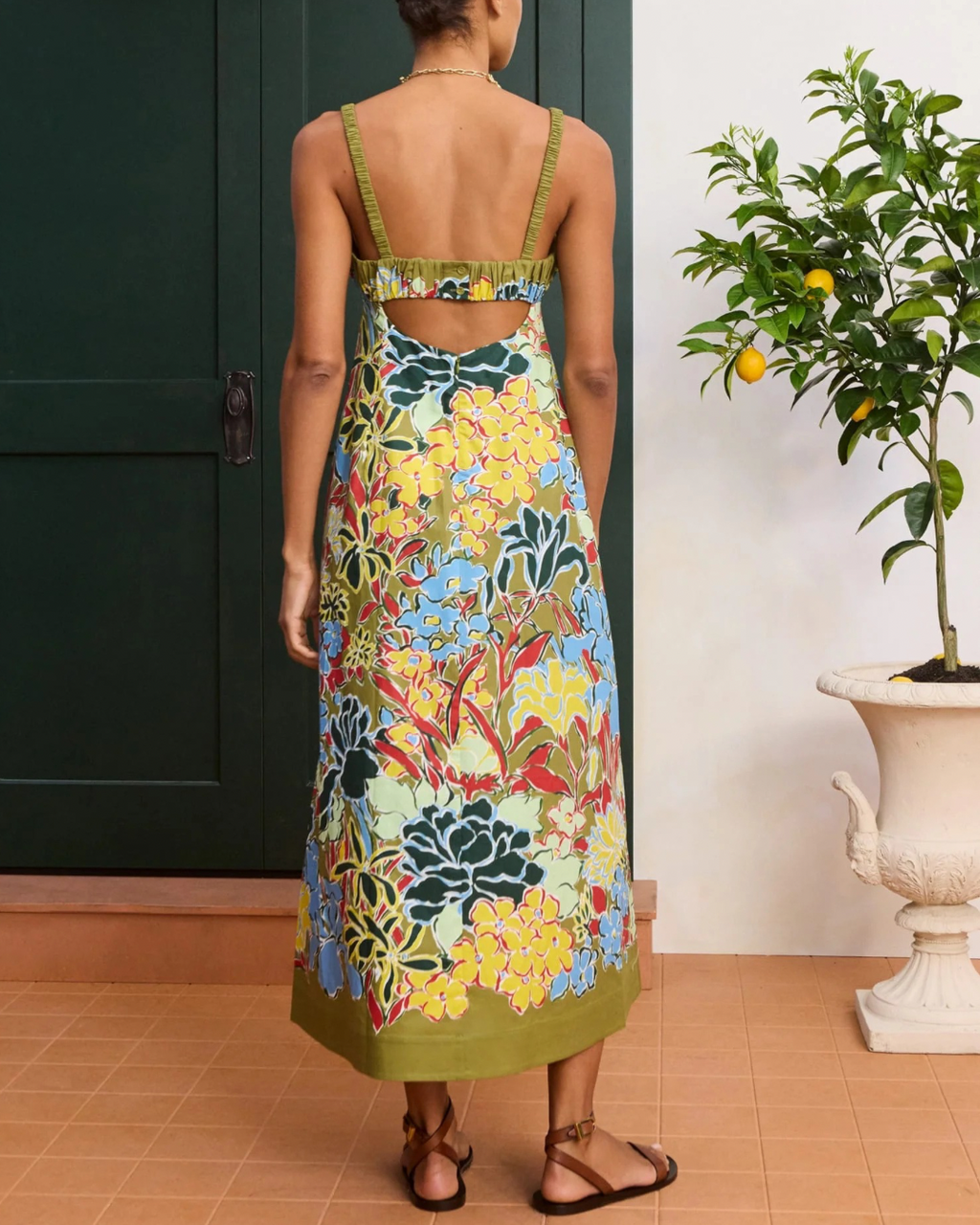 ALÉMAIS Solstice Midi Dress
