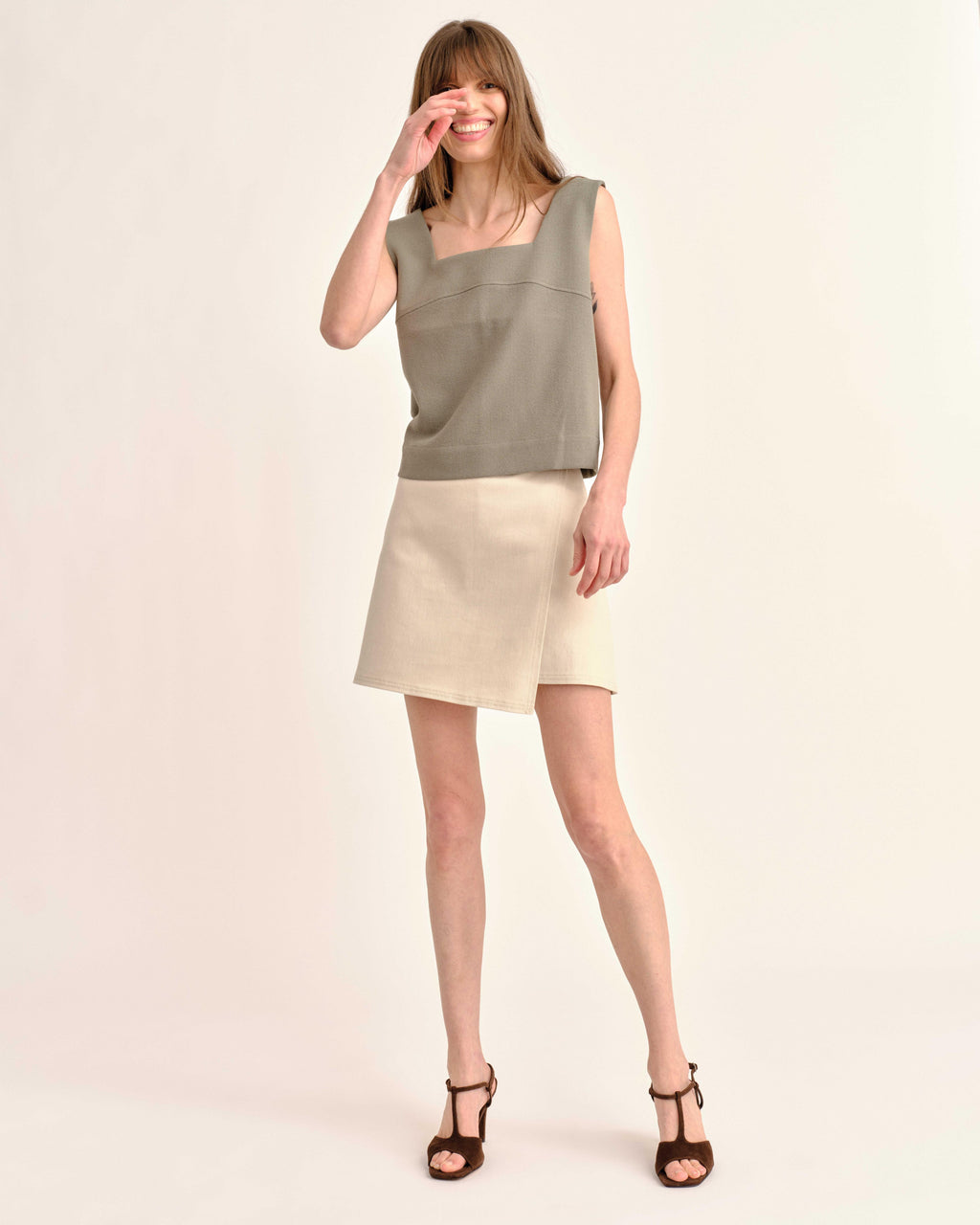 Cartolina Elisa Skort - Ivory