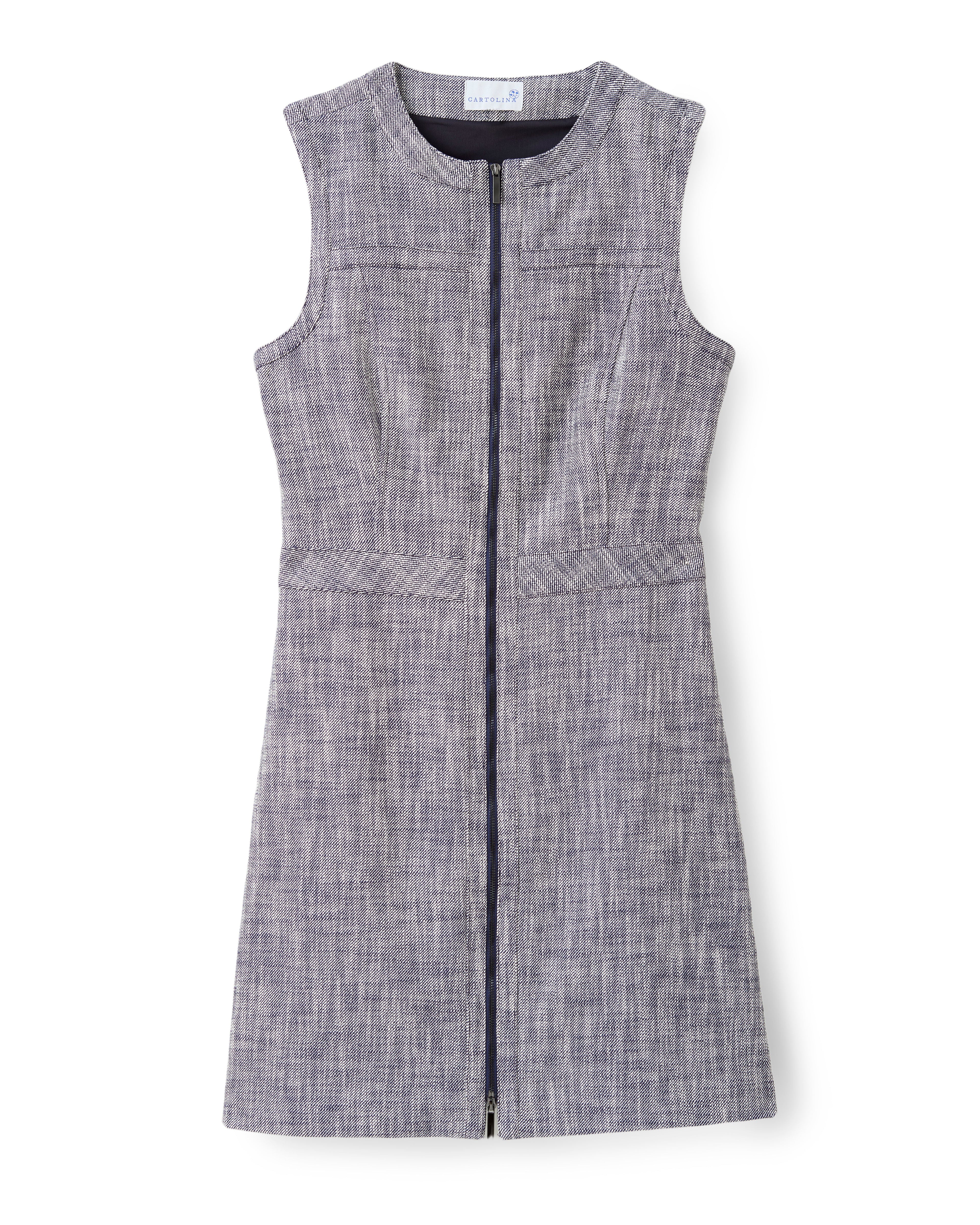 Cartolina SP26 Jayne Mini Dress - Navy