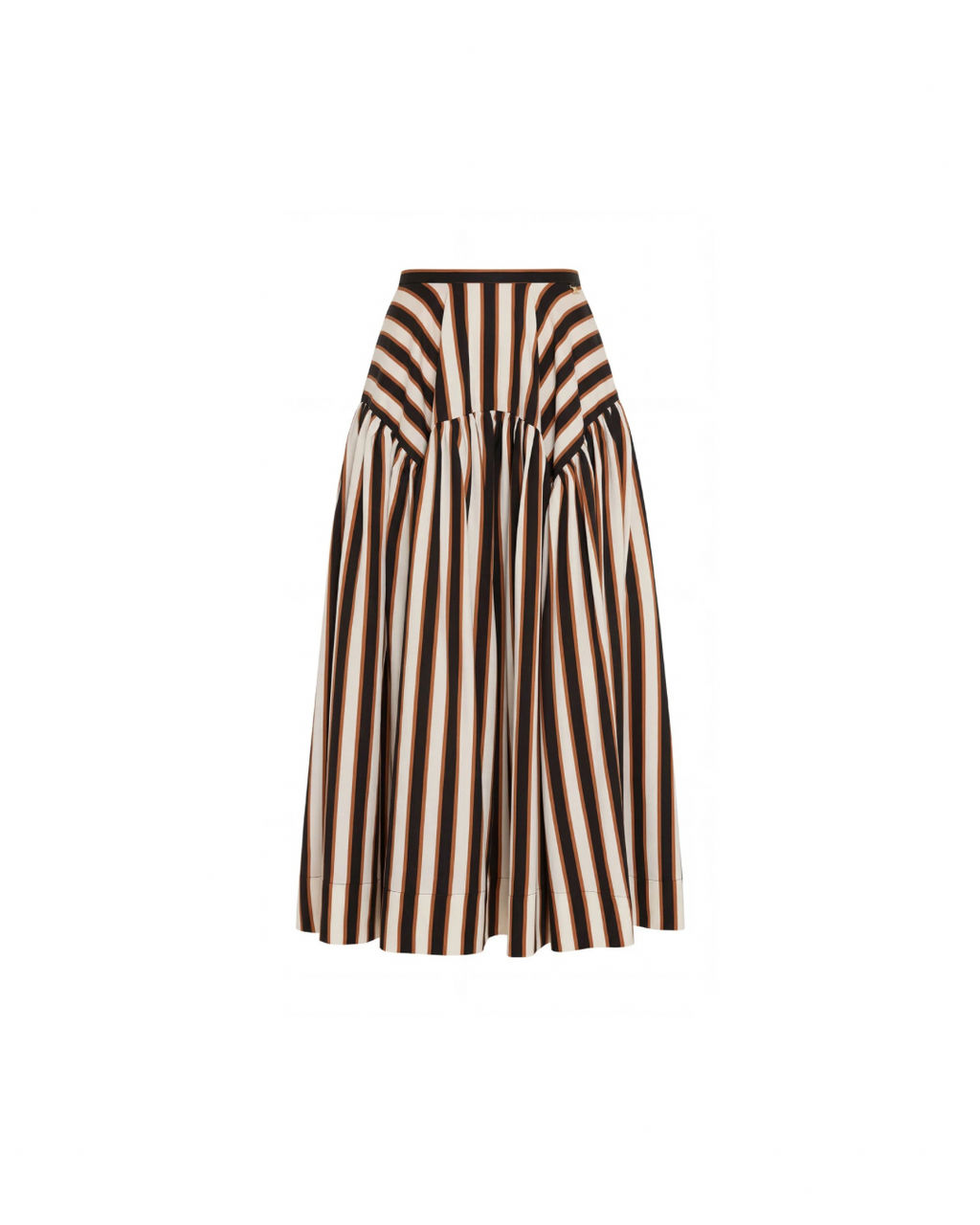 Amanda Uprichard Spencer Midi Skirt - Ivory/Combo