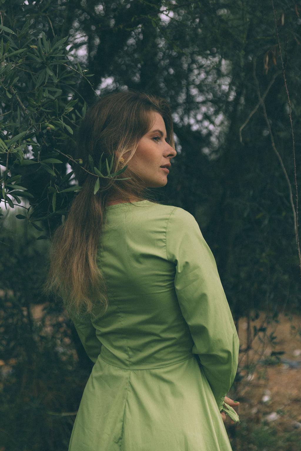 Siz Springy Dress - Lime Green