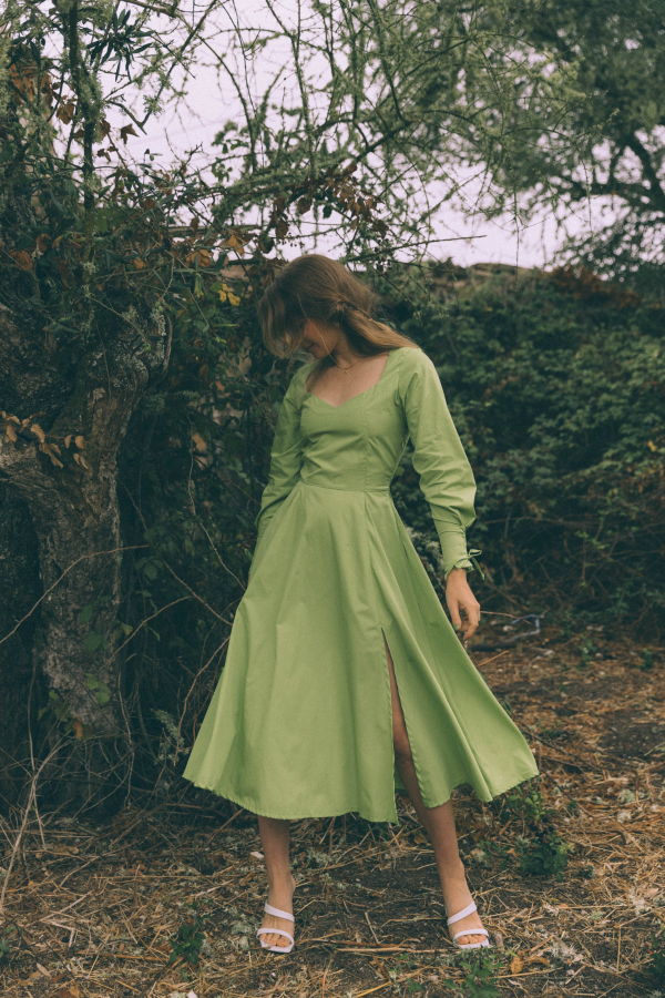 Siz Springy Dress - Lime Green