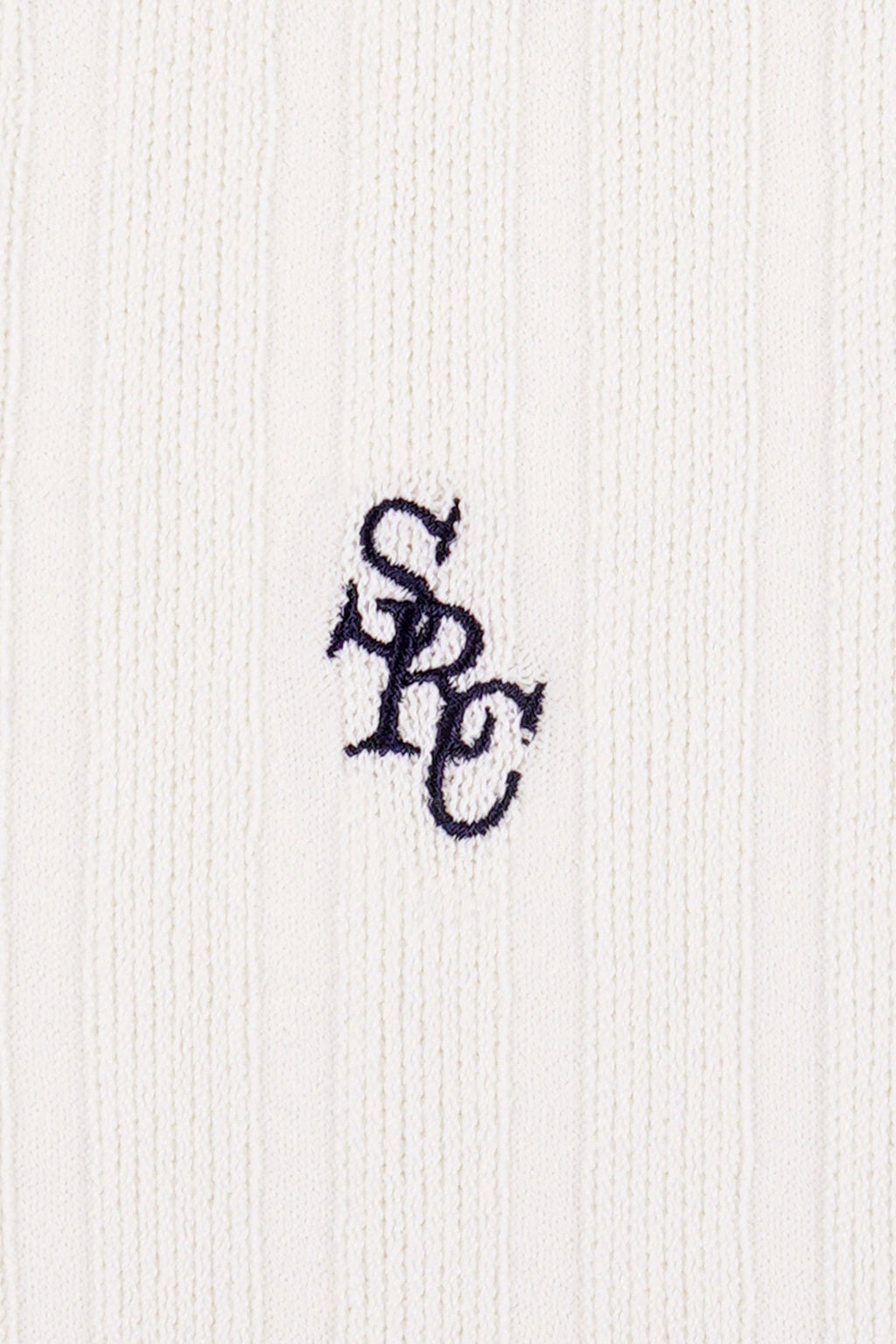 SPORTY & RICH SRC Ribbed Trousers - Ecru