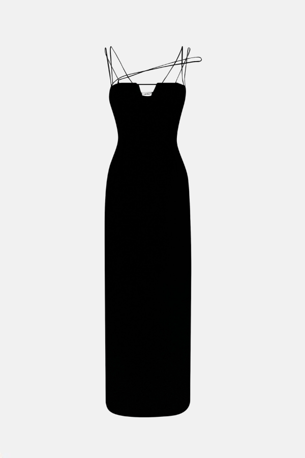 maet Statue Evening Dress - Black