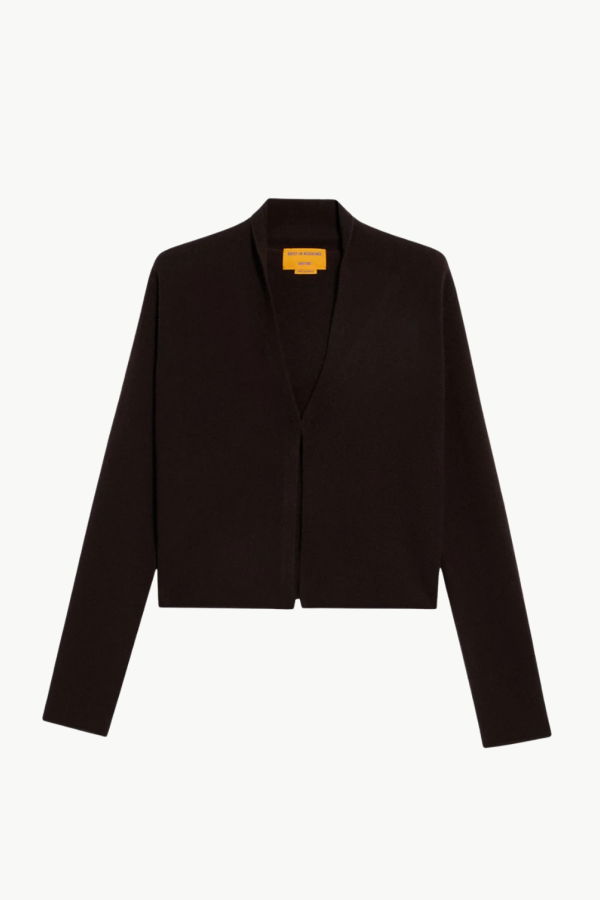 Guest in Residence Stealth Cardigan - Burnt Cocoa