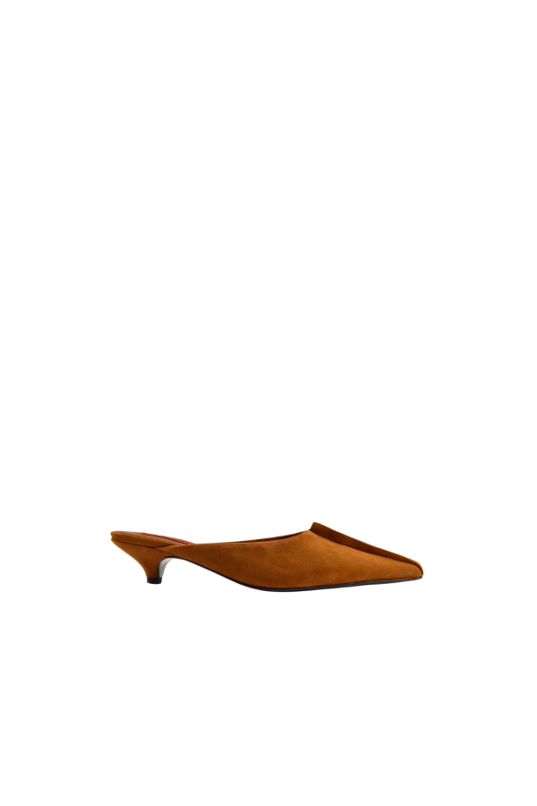 Simon Miller Suede Arrow Mule - Sepia Brown