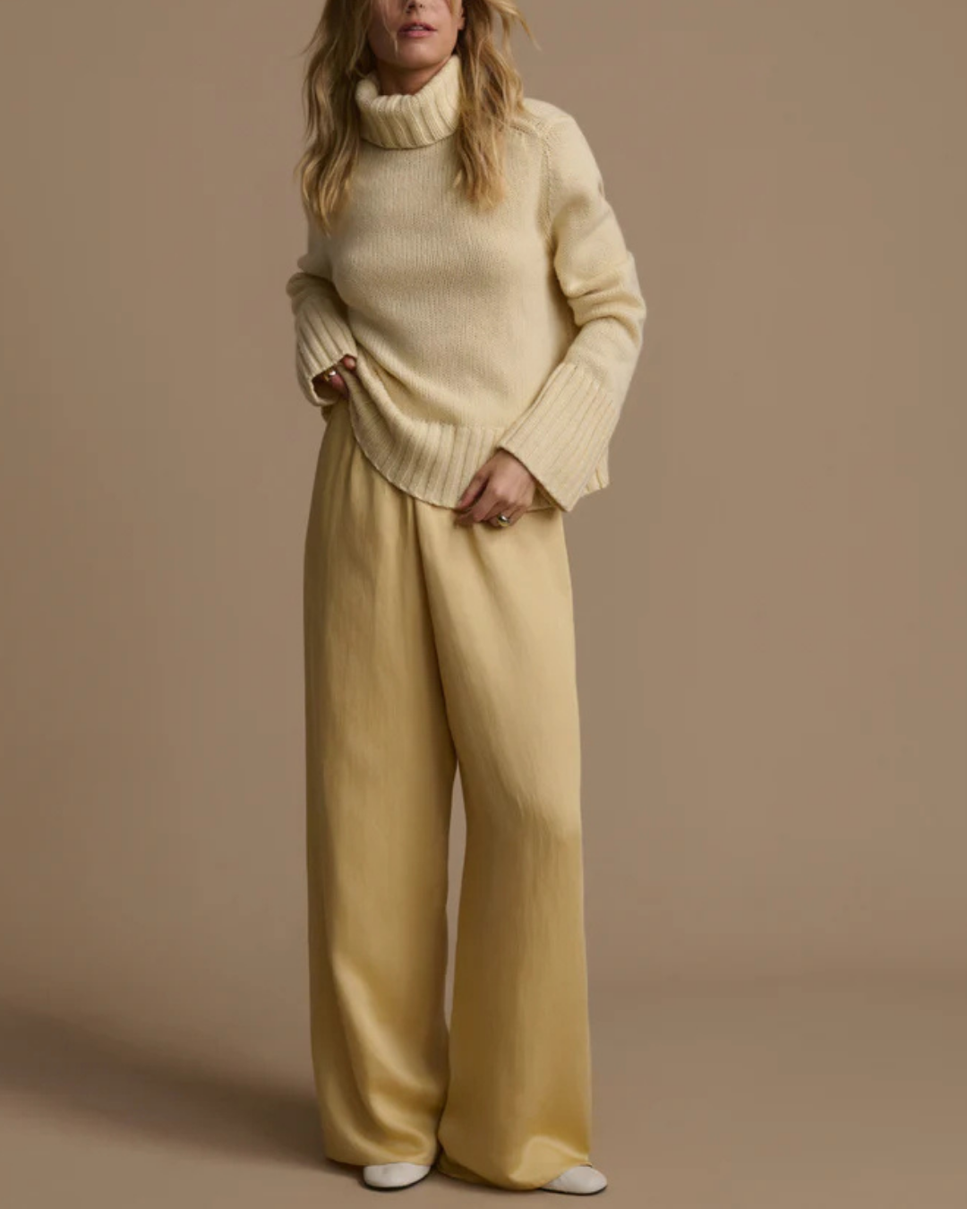 Jenni Kayne Summer Demi Pant - Buttercream