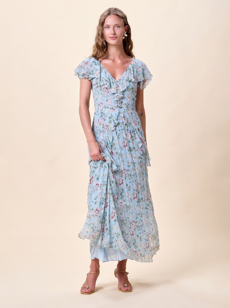 Cleobella Sabina Ankle Dress - Luna Flora Print