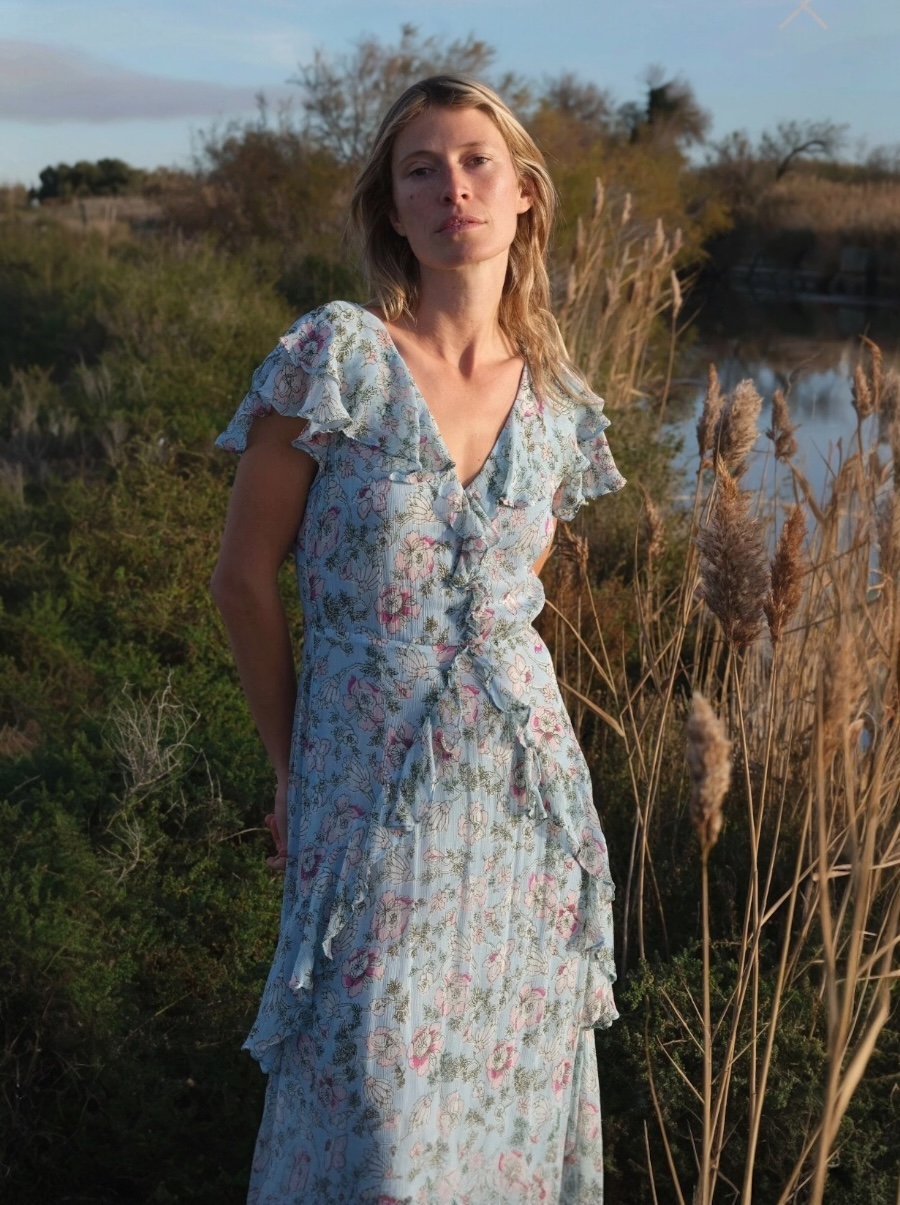 Cleobella Sabina Ankle Dress - Luna Flora Print