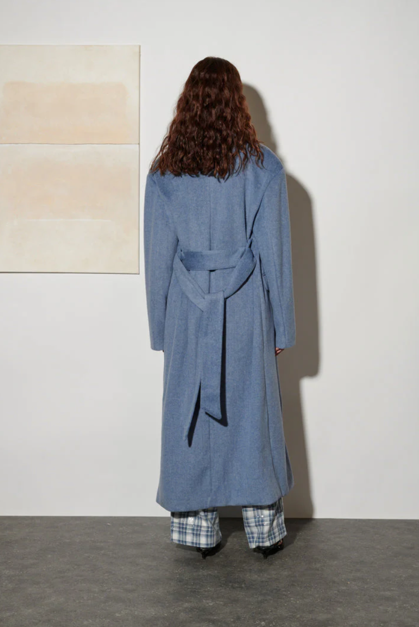 Ghospell Sabra Blazer Coat - Cloud Blue