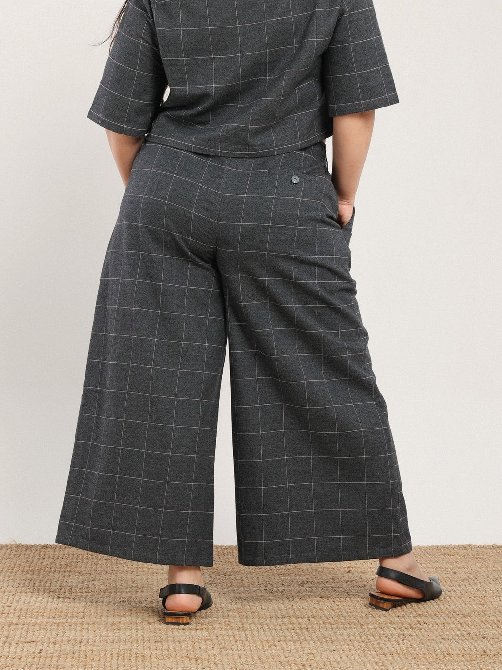 NAZEERAH Sahla Trousers - Smoke