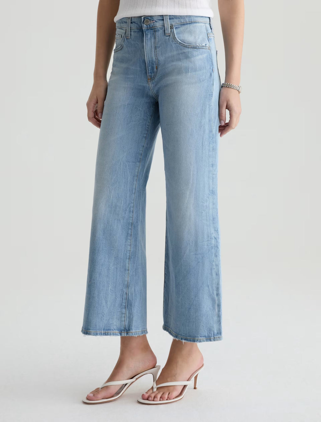 Adriano Goldschmied Saige Wide Leg Crop Jeans