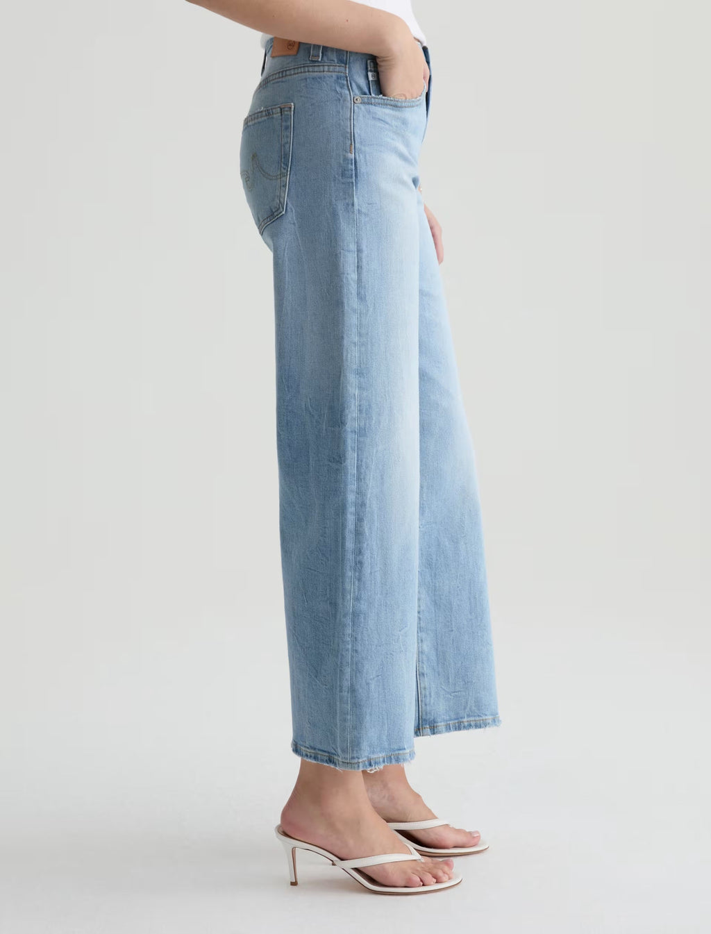 Adriano Goldschmied Saige Wide Leg Crop Jeans