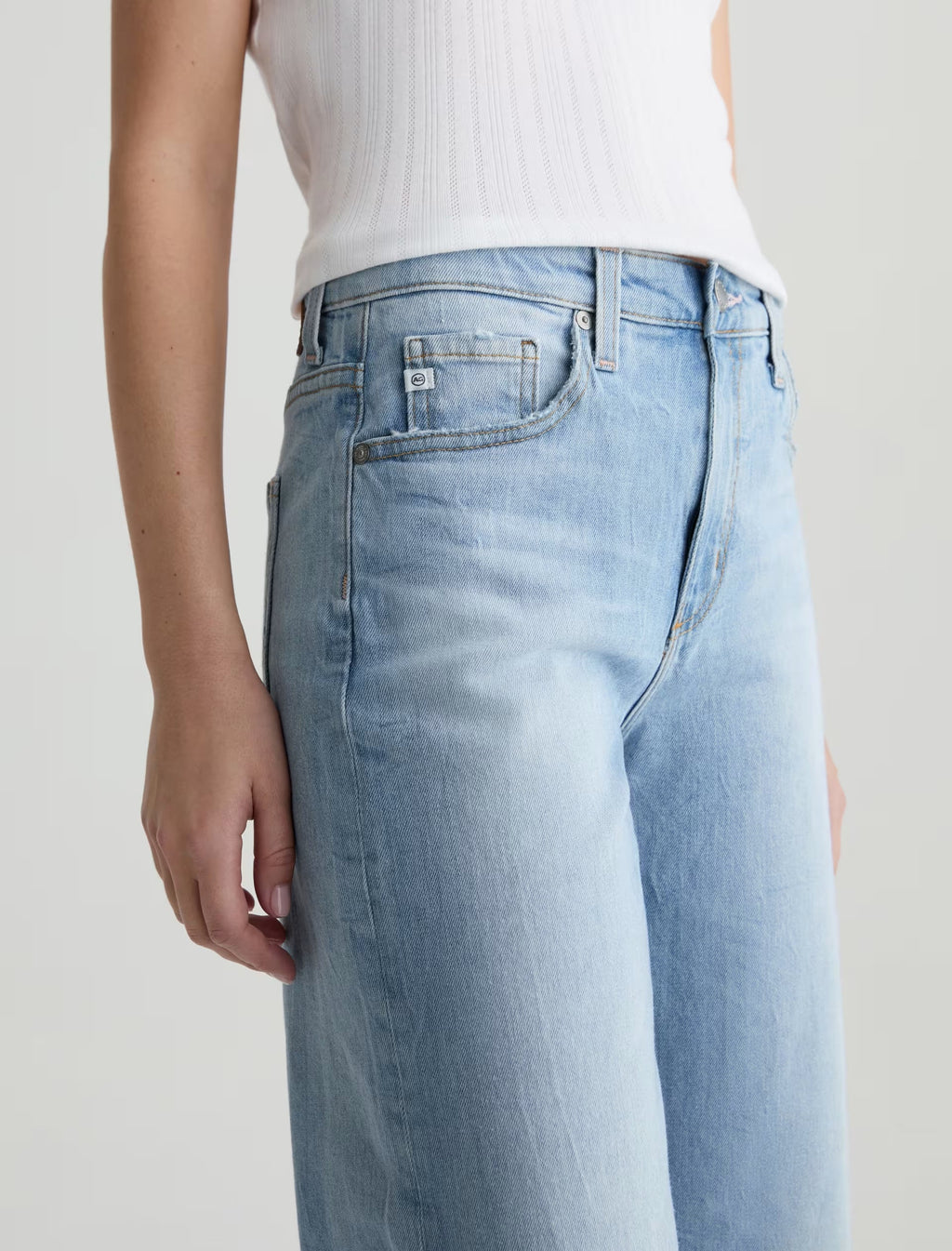 Adriano Goldschmied Saige Wide Leg Crop Jeans