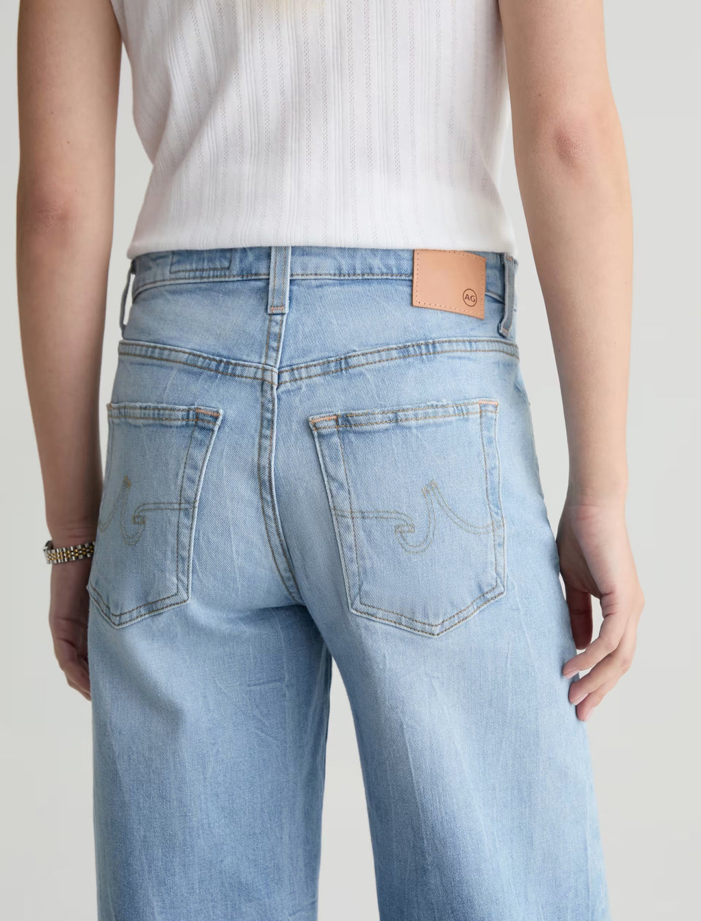 Adriano Goldschmied Saige Wide Leg Crop Jeans
