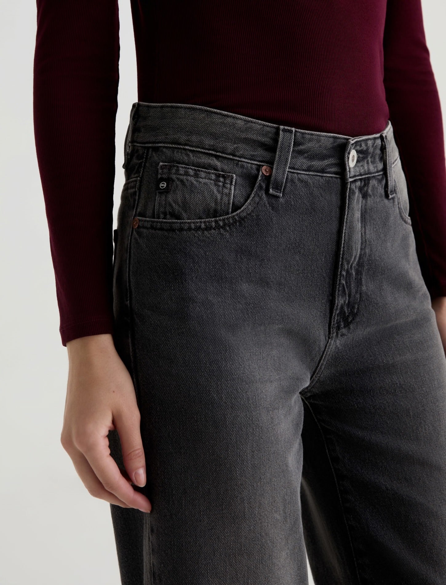 Adriano Goldschmied Saige Wide Leg Crop Jeans