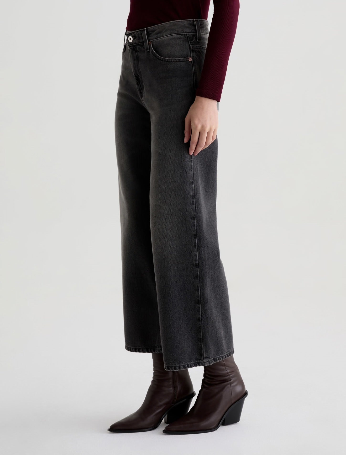 Adriano Goldschmied Saige Wide Leg Crop Jeans