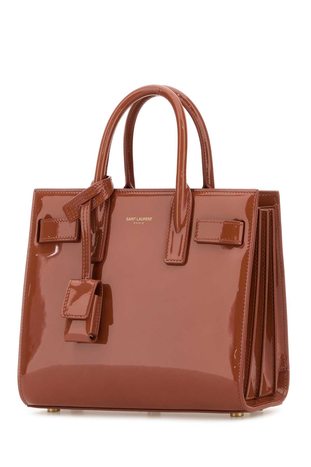 Saint Laurent Brick Leather Nano Sac De Jour Handbag - MILDROSE