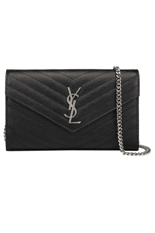 Saint Laurent Cassandre Shoulder Bag - Nero