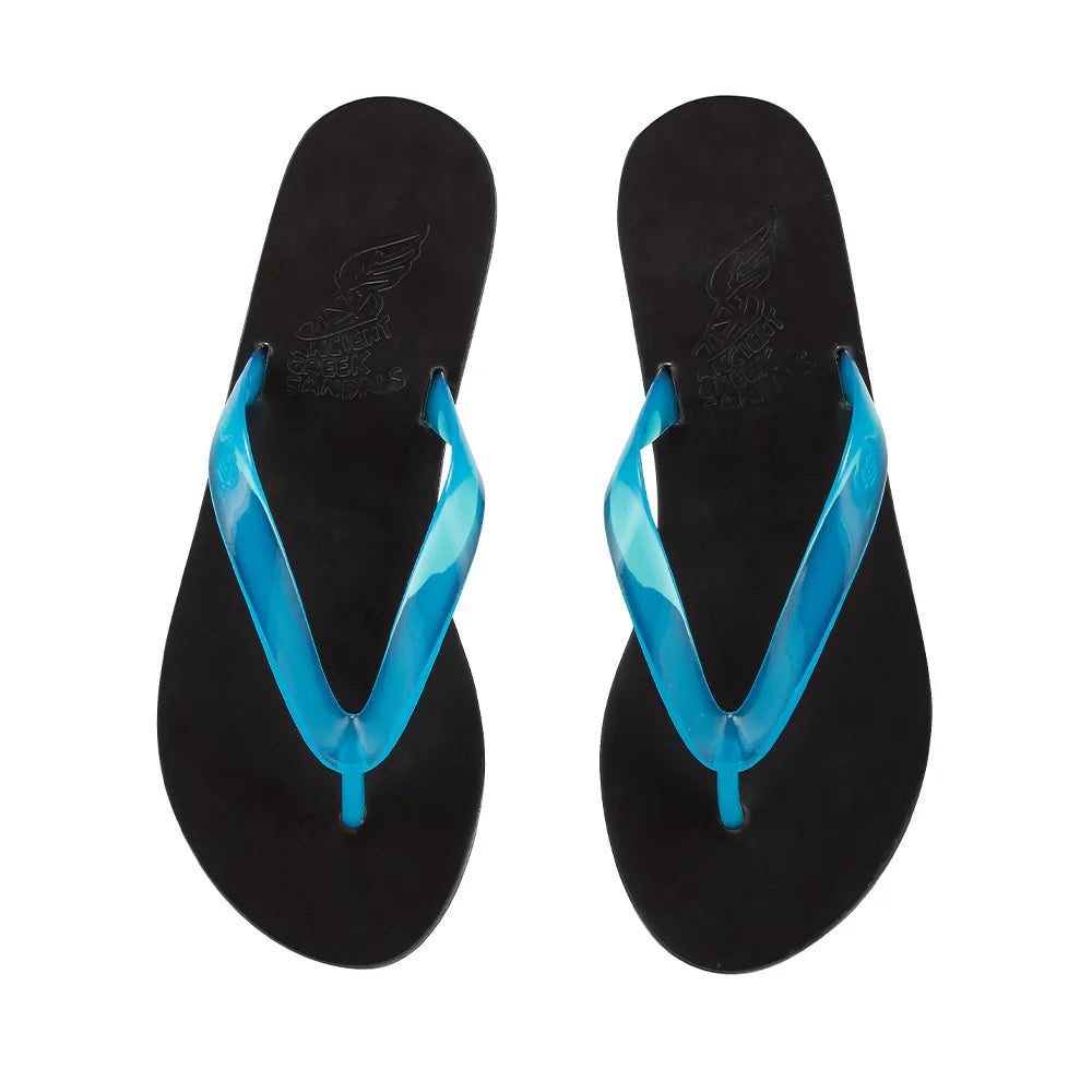 Ancient Greek Sandals Saionara Jelly Sandal - Clear Blue