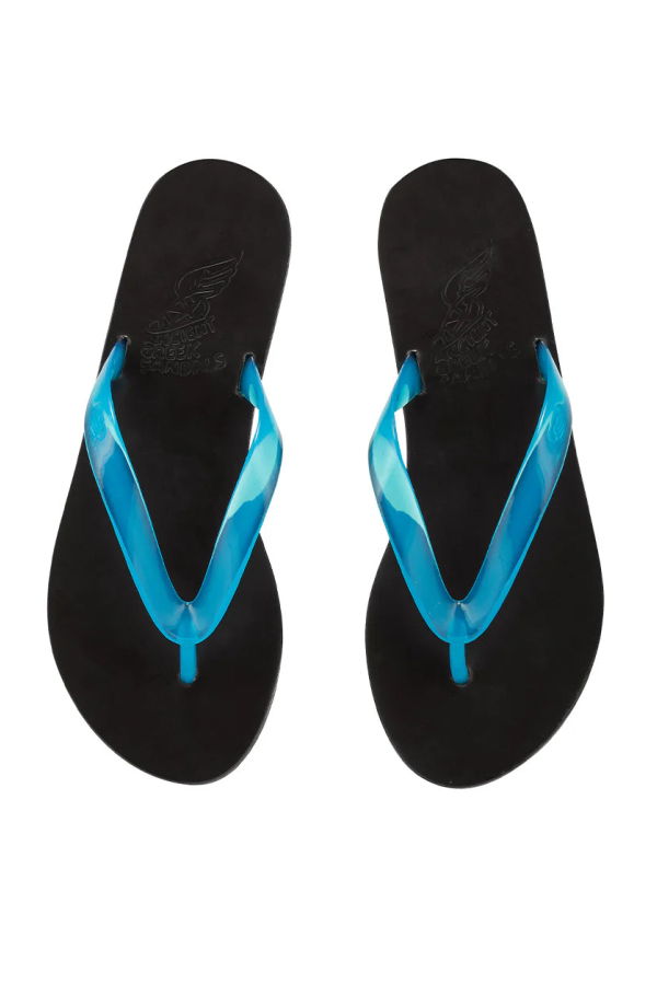 Ancient Greek Sandals Saionara Jelly Sandal - Clear Blue