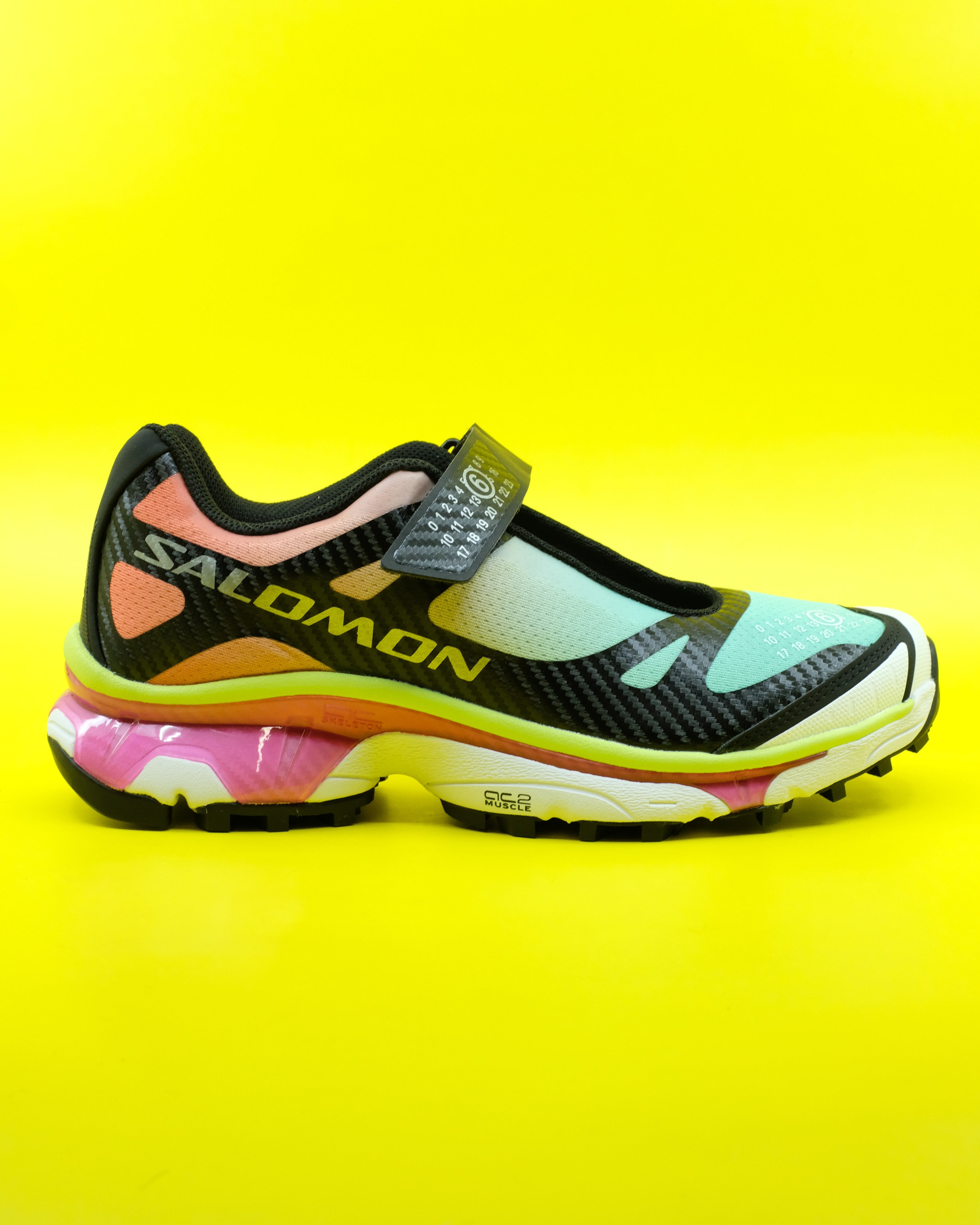 MM6 Maison Margiela Salomon X MM6 XT Mary J Shoes - Ginger/Electric Green/Knockout Pink