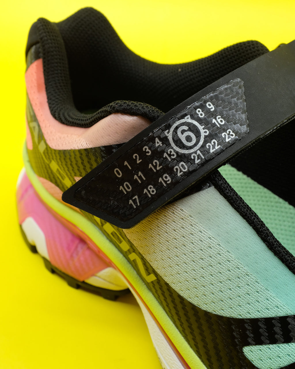 MM6 Maison Margiela Salomon X MM6 XT Mary J Shoes - Ginger/Electric Green/Knockout Pink