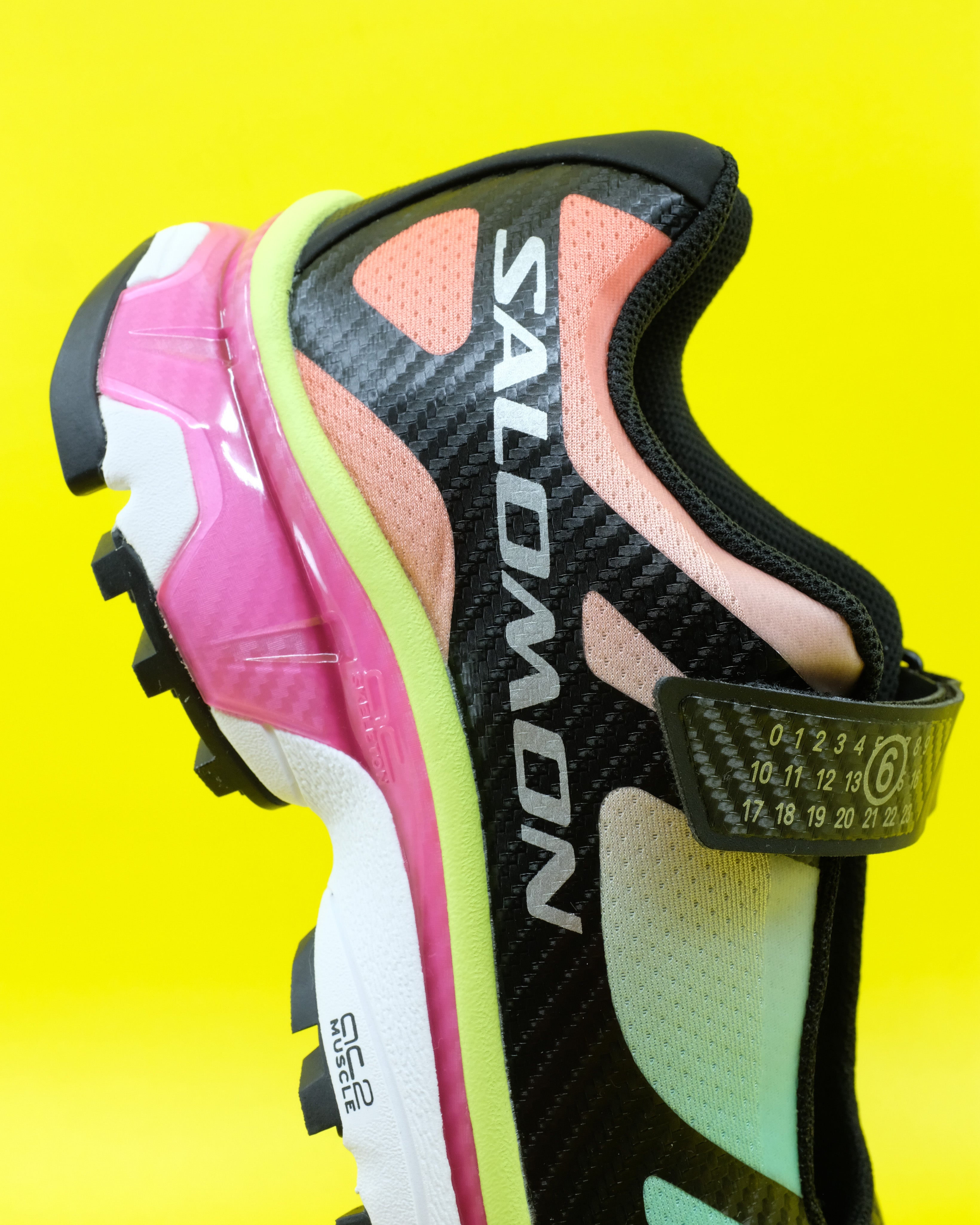 MM6 Maison Margiela Salomon X MM6 XT Mary J Shoes - Ginger/Electric Green/Knockout Pink