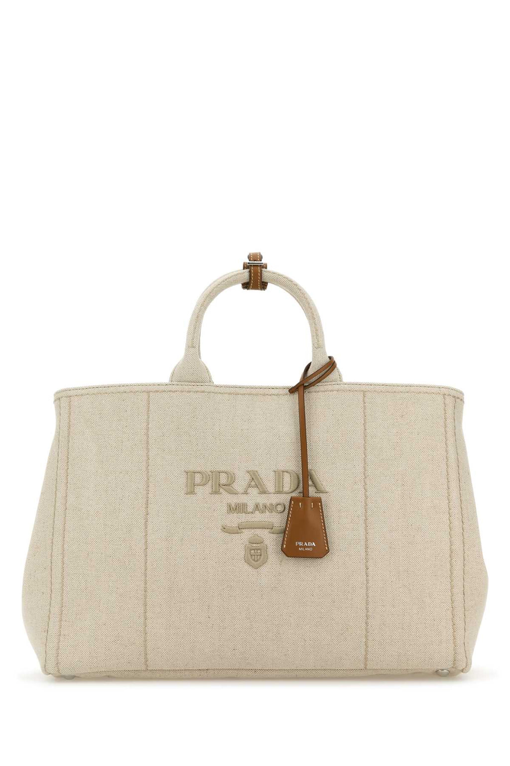 Prada Extra Large Jardinire Shopping Tote Bag - Naturale