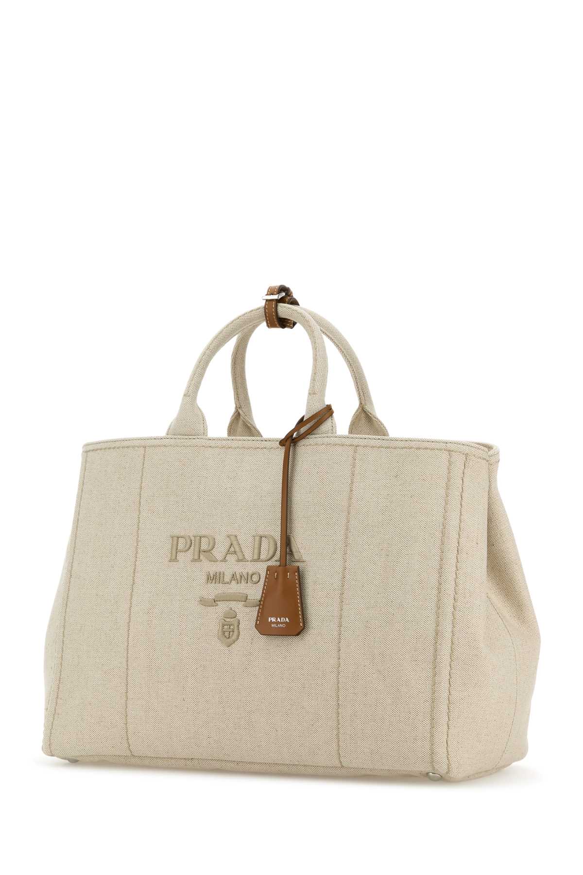 Prada Extra Large Jardinire Shopping Tote Bag - Naturale