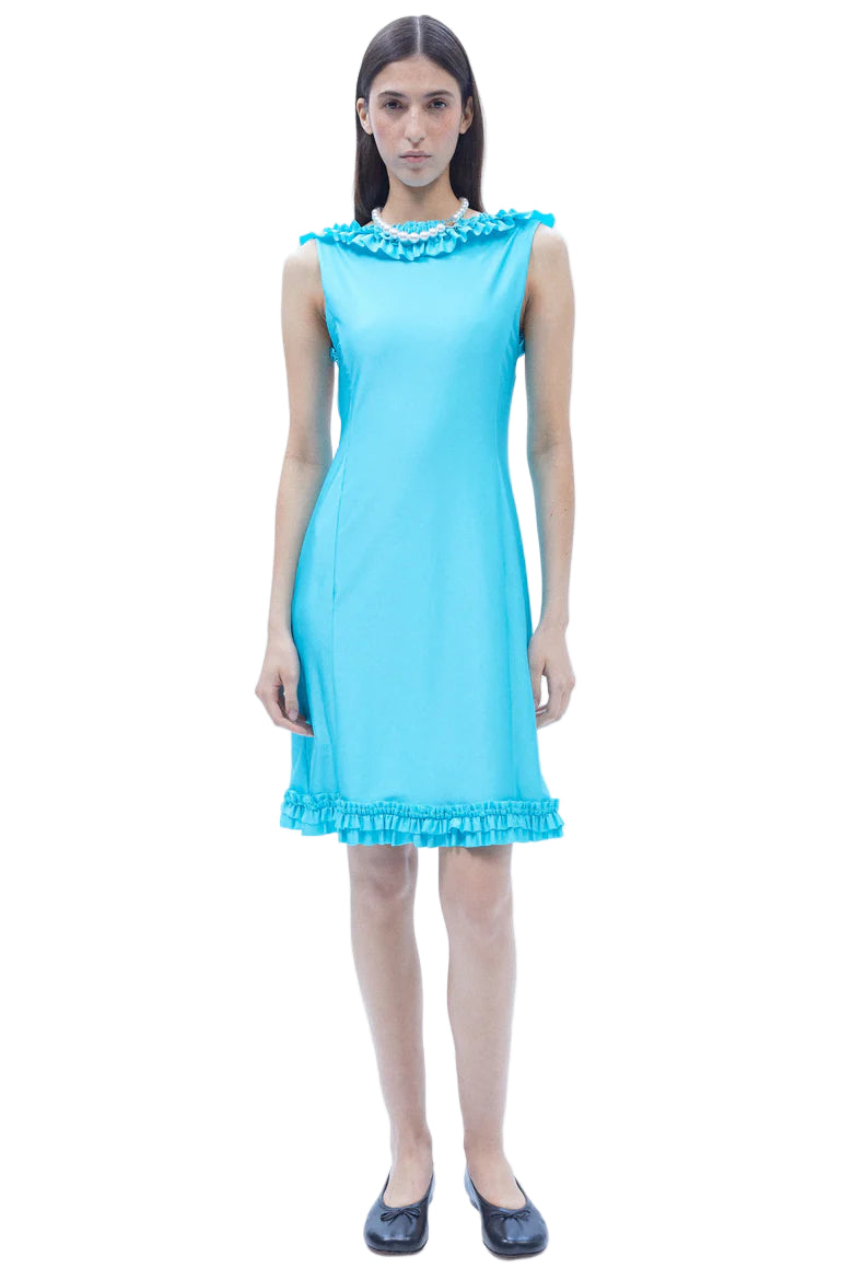 Sandy Liang Prim Dress - Aqua
