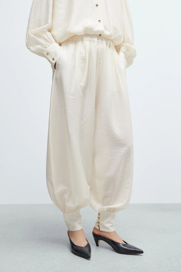 Cordera Sarouel Trousers - Marfil