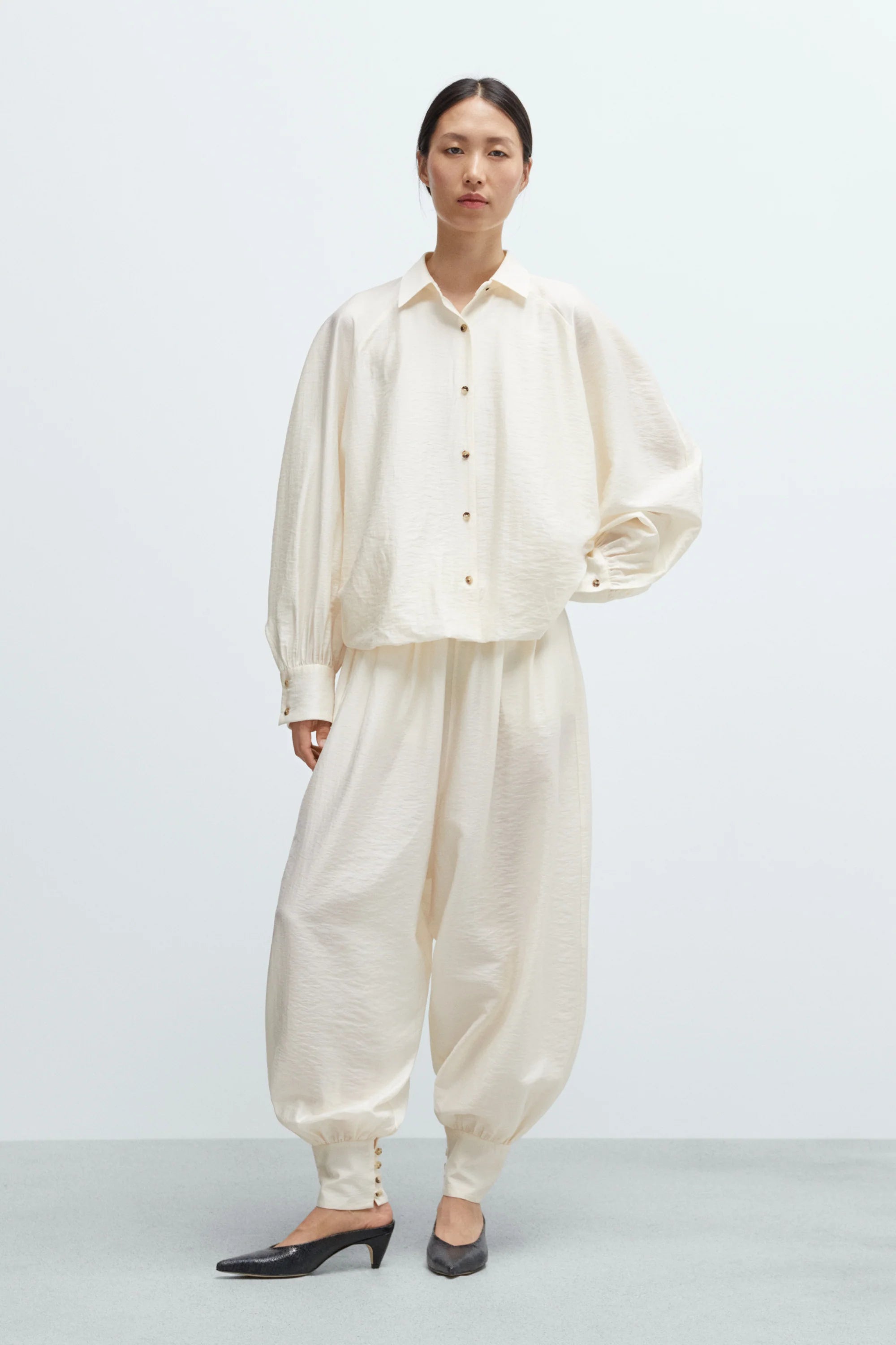 Cordera Sarouel Trousers - Marfil