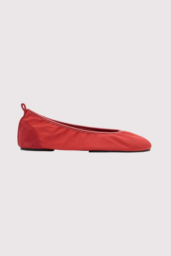 St. Agni Satin Ballet Flat