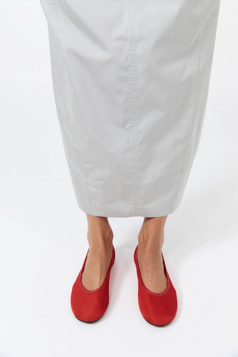 St. Agni Satin Ballet Flat