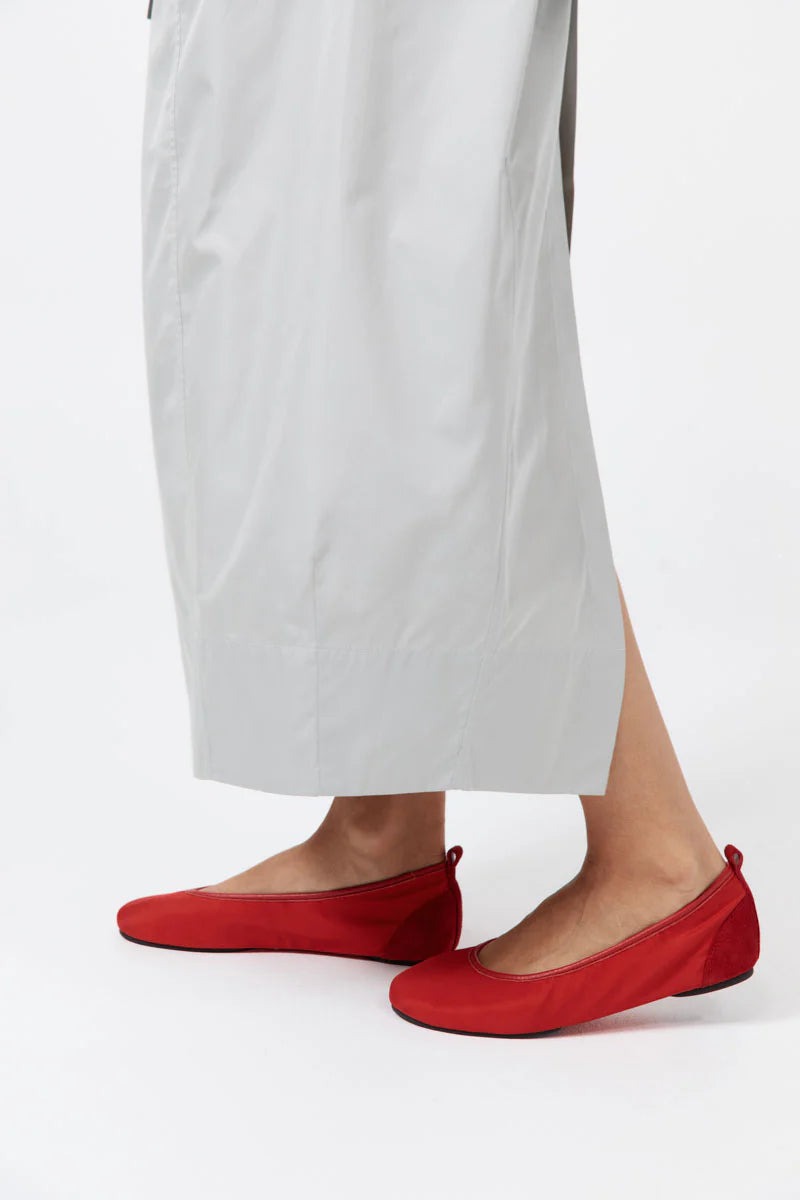 St. Agni Satin Ballet Flat