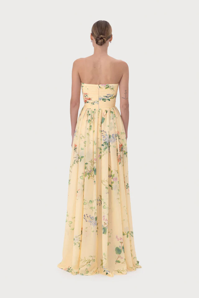 Sau Lee Camille Dress - Soft Yellow