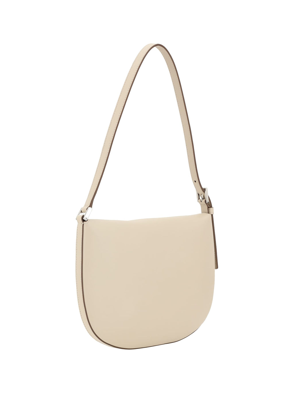 SAVETTE Tondo Leather Shoulder Bag - Neutrals