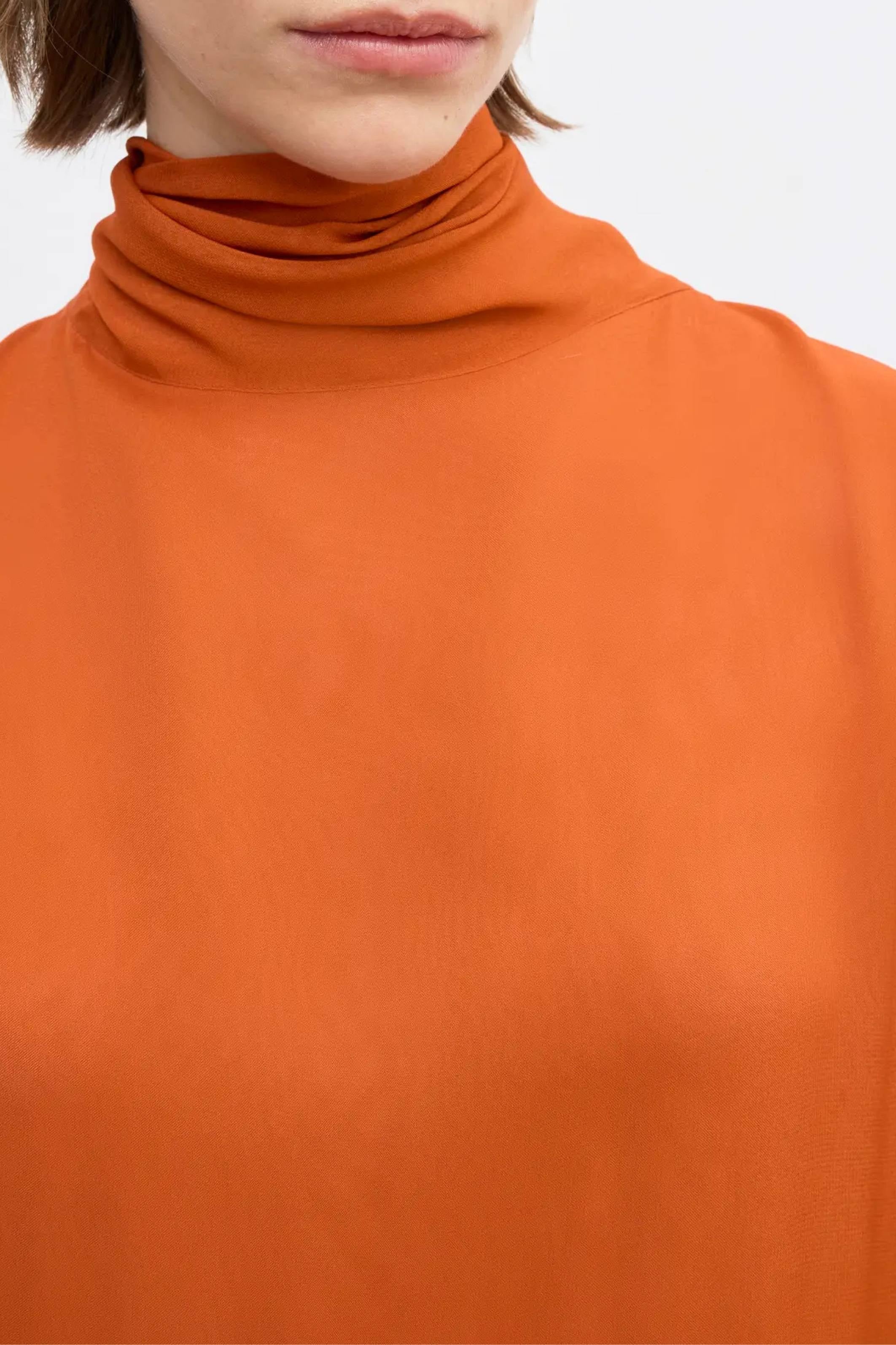 House of Dagmar Scarf Maxi Dress - Orange Rust