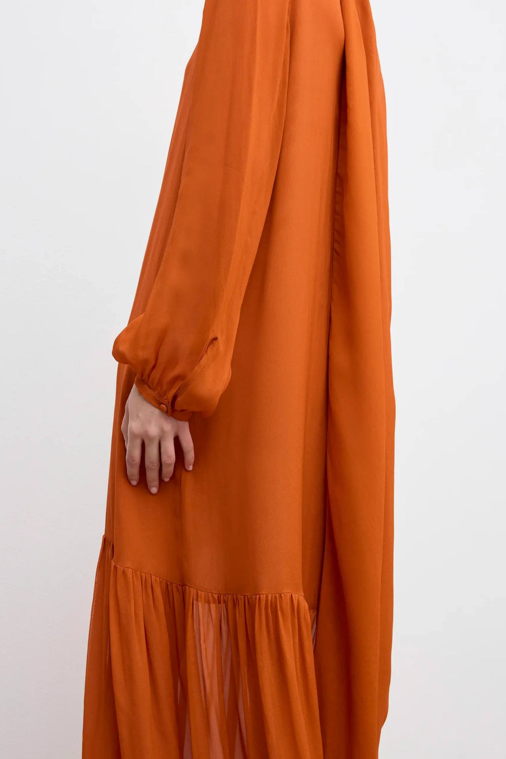 House of Dagmar Scarf Maxi Dress - Orange Rust