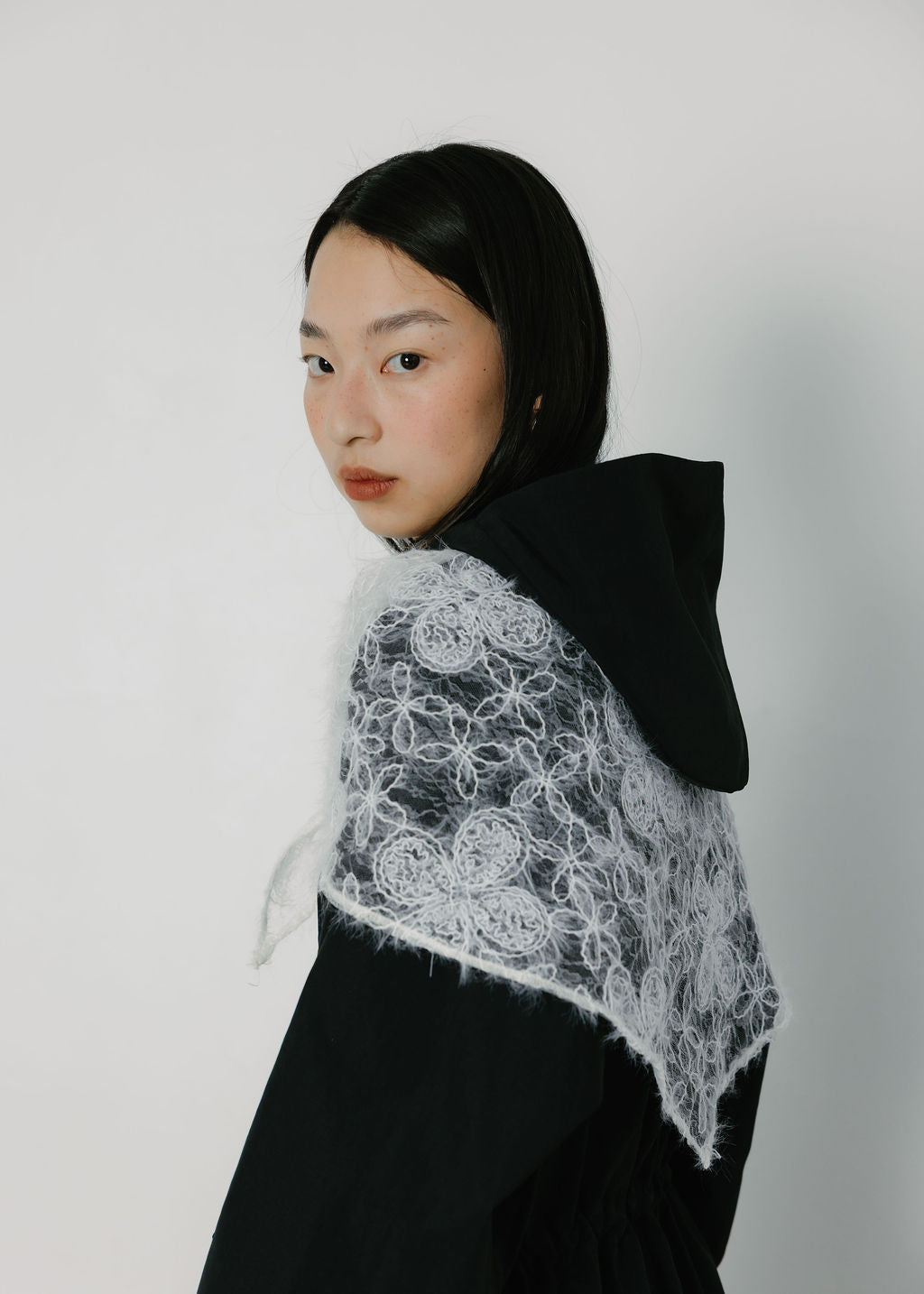 A Bronze Age Scout Shawl - Frost Floral