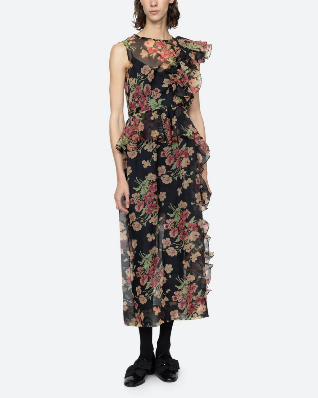 Sea NY Cornelia Midi Dress - Black