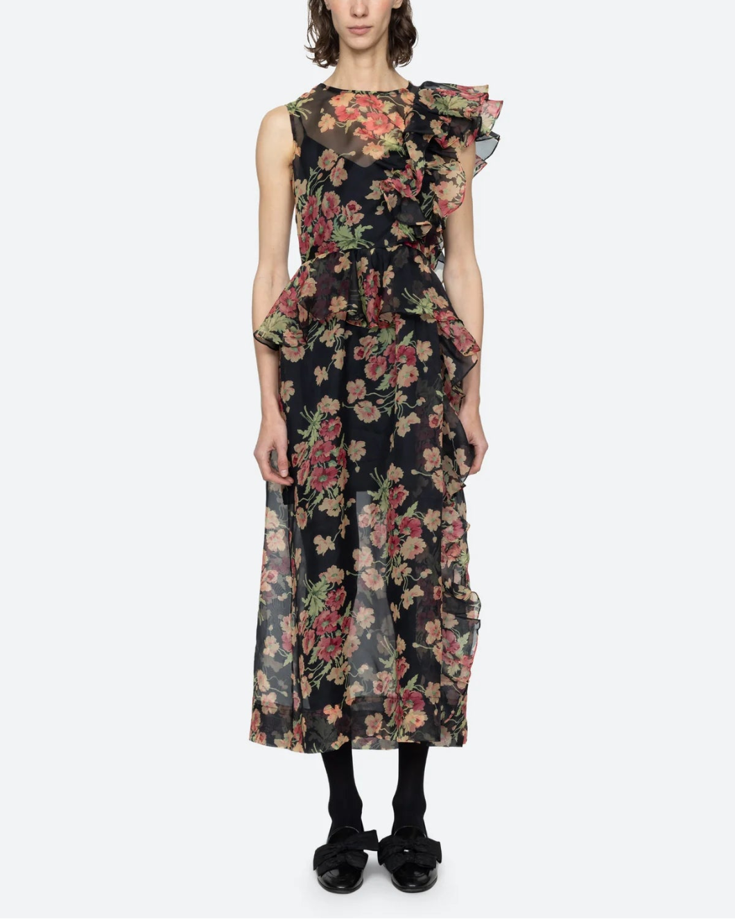 Sea NY Cornelia Midi Dress - Black