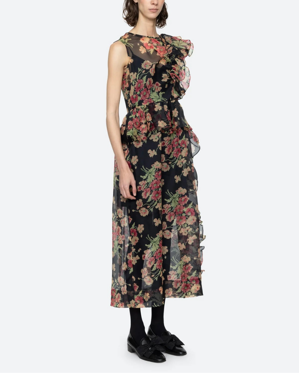 Sea NY Cornelia Midi Dress - Black